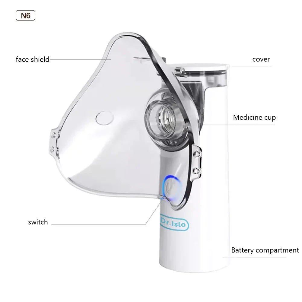 (free home delivery) Portable Nebulizer - Nebulizer Machine for Adults and Kids, Mesh Nebulizer for Breathing Problems, Handheld Nebulizer